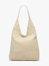 Schoudertas Cow Leder Basilic pepper Beige cow BCOW2M