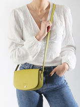 Longchamp Epure Cross bodytas Groen-vue-porte