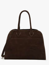 Schoudertas Velvet Leder Milano Bruin velvet VE24118