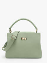 Handtas Magnolia Leder Nathan baume Groen eden 3