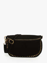 Heuptasje Milano Zwart velvet VE24112