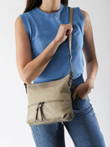 Cross Body Tas Gracieuse Hexagona Beige gracieuse 315314-vue-porte