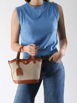 Handtas Judy Hexagona Beige judy 6520139-vue-porte