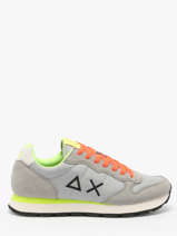 Sneakers Tom Fluo Sun68 Grijs men Z35102