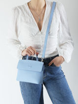 Cross Body Tas Calie Leder Nathan baume Blauw nathan 19-vue-porte