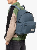 Rugzak 1 Compartiment Met 14" Laptopvak Eastpak Blauw washed A5BG4WAS-vue-porte