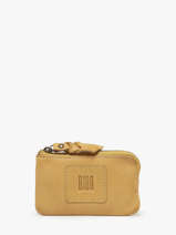 Portemonnee Leder Biba Geel heritage KA13