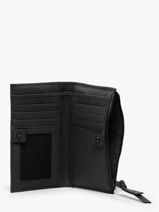 Portefeuille Leder Biba Zwart wallet 12138-vue-porte