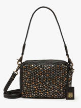 Cross Body Tas Heritage Leder Biba Zwart heritage LOS1L