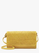 Cross Body Tas Heritage Leder Biba Geel heritage ROU1L