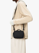 Cross Body Tas City Rains Zwart city 14120-vue-porte