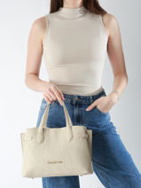 Handtas Pansy Valentino Wit pansy VBS8PG04-vue-porte