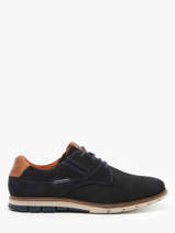 Sneakers Simone Uit Leder Bugatti Blauw men 3319711S