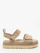 Sandalen Goldenstar Uit Leder Ugg Beige women 1136783