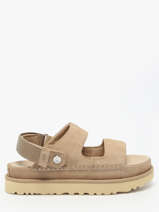 Sandalen Goldenstar Glide Uit Leder Ugg Beige women 1167399