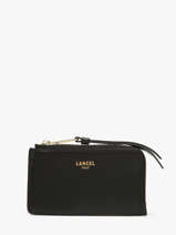 Kaarthouder Leder Lancel Zwart origami A13422