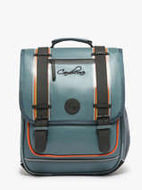 Rugzak 3 Compartimenten Cameleon Blauw vintage north PBVWSD39