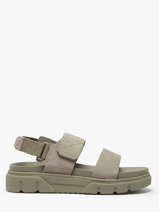 Sandalen Greyfield Uit Leder Timberland Groen women 61MGEO31