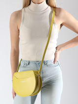 Bucket Bag Suave Lune Leder Lancaster Geel suave lune 32-vue-porte