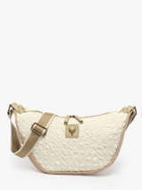 Cross Body Tas Gaufrette Le voyage en panier Wit gaufrette PM882