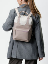 Rugzak 1 Compartiment Kapten and son Violet backpack S-vue-porte