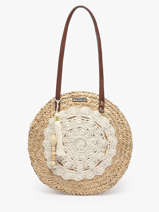 Schoudertas Bora Stro Les tropeziennes Beige bora TZ02