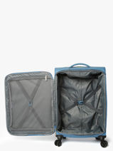 Soepele Reiskoffer Summerride American tourister Blauw summerride 153863-vue-porte