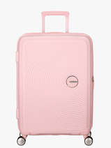 Harde Reiskoffer S Soundbox American tourister Roze soundbox 32G002