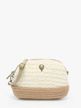 Cross Body Tas Gaufrette Le voyage en panier Wit gaufrette PM883