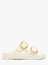 Slippers Arizona Big Buckle Birkenstock Beige women 1029651