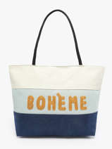Schoudertas Plage Gerard pasquier Blauw plage P25026