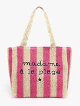 Schoudertas Cabas Gerard pasquier Roze cabas P25032