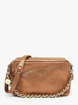 Cross Body Tas Vintage Leder Mila louise Bruin vintage 23673X