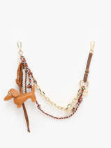 Dubbele Bag Charm Teckel Viamailbag Veelkleurig long charm L