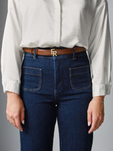 Verstelbare Riem Etrier Bruin altair EALA414C-vue-porte