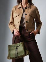 Cross Body Tas Brumby Etrier Groen brumby EBRU148M-vue-porte