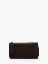 Etui Leder Milano Bruin velvet VE22114