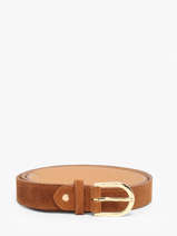Riem Leder Milano Bruin velvet VE25067