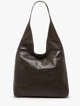 Schoudertas Cow Leder Basilic pepper Bruin cow BCOW2L