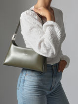 Bucket Bag Suave Leder Lancaster Groen suave ace 20-vue-porte