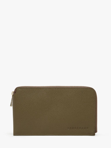 Longchamp Le foulonné Clutch Geel