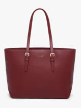 Schoudertas A4 Formaat Saffiano David jones Rood saffiano 3