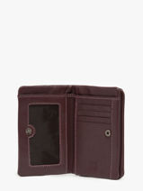 Portefeuille Leder Biba Violet wallet SFM4L-vue-porte