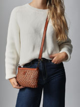 Cross Body Tas Heritage Leder Biba Blauw heritage KAB9L-vue-porte