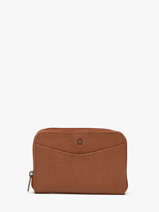 Portemonnee Madras Leder Etrier Bruin madras EMAD900