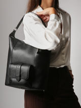 Schoudertas Premier Flirt Leder Lancel Zwart premier flirt A13789-vue-porte