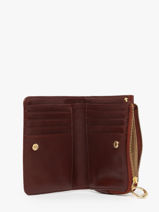 Portefeuille Leder Nat et nin Rood vintage 25311-29-vue-porte