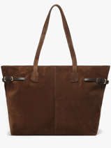 Schoudertas Marceau Leder Nat et nin Bruin vintage MARCEAU