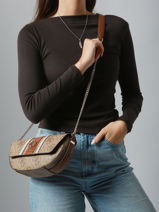 Cross Body Tas Erenia Guess Bruin erenia SO783821-vue-porte