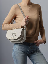 Cross Body Tas Calebra Guess Wit calebra BG953621-vue-porte